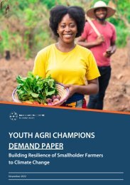 Ban Ki-moon Centre Youth Agri Champions Demand Paper