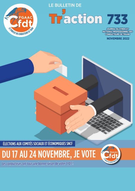 FGAAC-CFDT Le bulletin de Traction novembre 2022