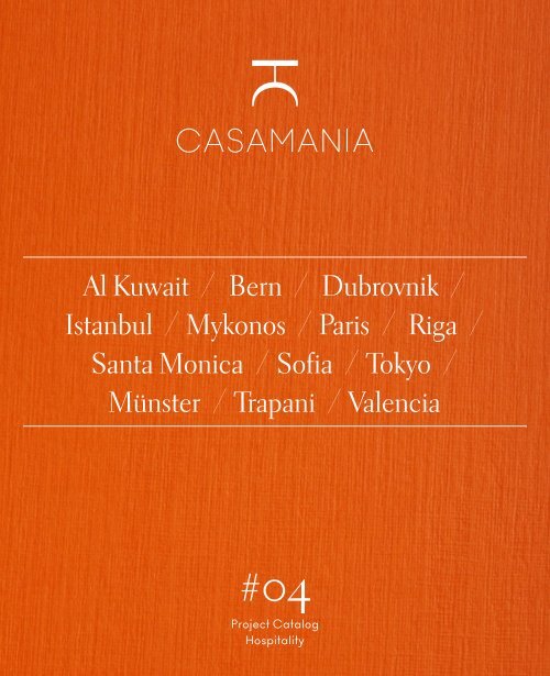 Contract Projects #04 Hospitality & Public Spaces