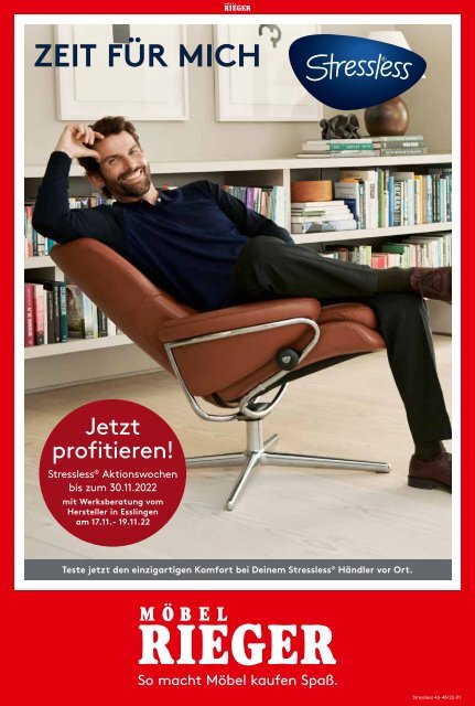 Stressless mit Beiblatt 46-48-22 