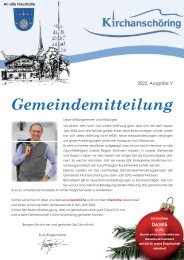Gemeindemitteilung Kirchanschöring 2022-5