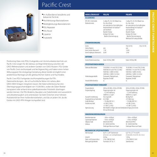 Allgemeiner SpectraPrecision Flyer - Vermessungsladen.de