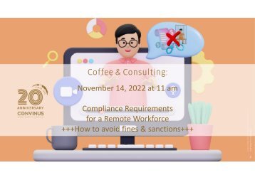 Coffee & Consulting_Compliance Requirements for a Remote Workforce