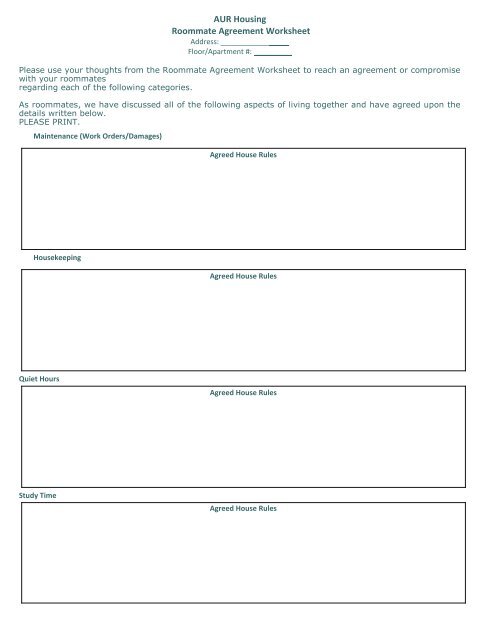 AUR Student Housing Guide