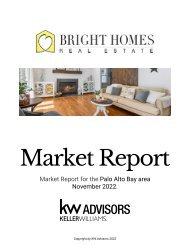 BHRE - November 2022 Palo Alto Area Market Report