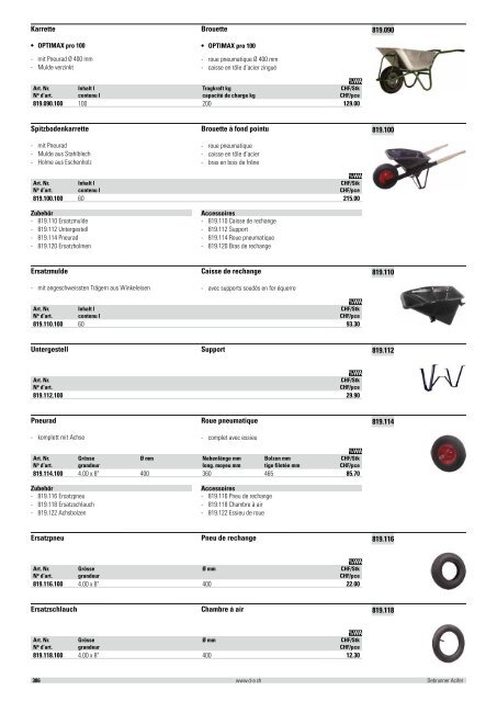 Bauwerkzeuge, Vermessungstechnik Outils de ... - Debrunner Acifer