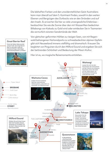 AAT Kings Gruppenreisen & Kurztouren in Australien und Neuseeland 2023/24