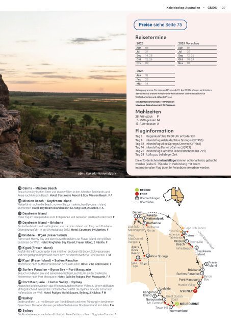 AAT Kings Gruppenreisen & Kurztouren in Australien und Neuseeland 2023/24