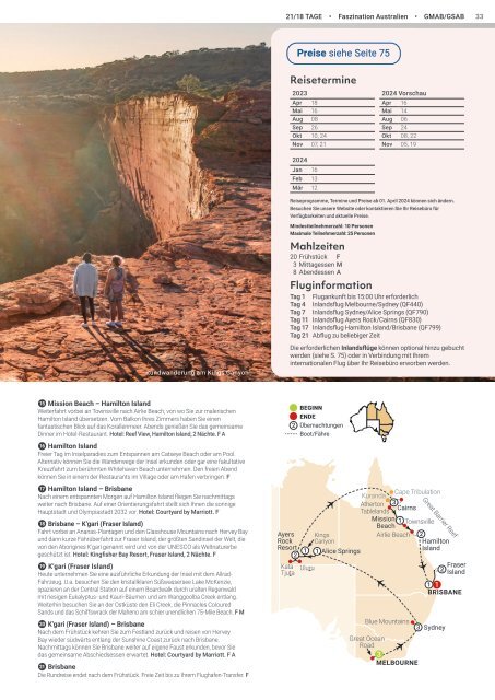 AAT Kings Gruppenreisen & Kurztouren in Australien und Neuseeland 2023/24