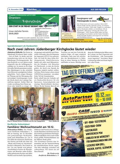 Hänicher Bote | November-Ausgabe 2022