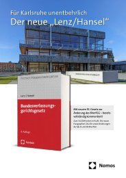 Prospekt Bundesverfassungsgerichtsgesetz