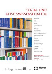 Neuerscheinungsübersicht Sozial- und Geisteswissenschaften 4/2022