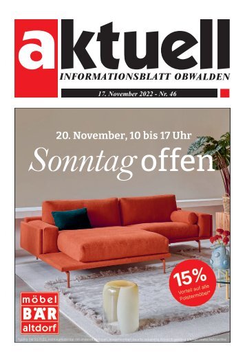 Aktuell Obwalden | KW 46 | 17. November 2022