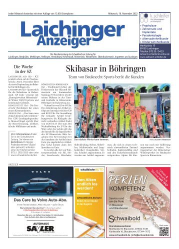 Laichinger Anzeiger 16.11.2022