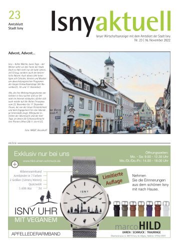 Isny Aktuell 16.11.2022