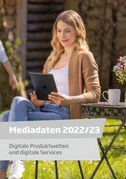 Digitale Produktwelten und digitale Services: Mediadaten 2022/23