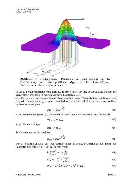 Lasermaterialbearbeitung - Fakultät 06 - Hochschule München