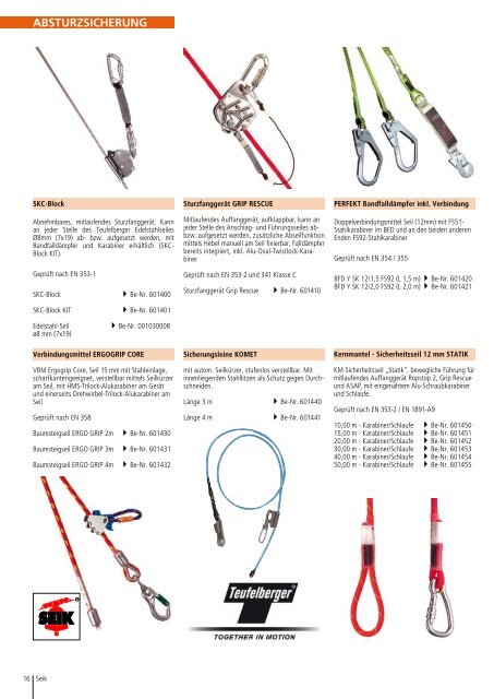 Absturzsicherung - Seik