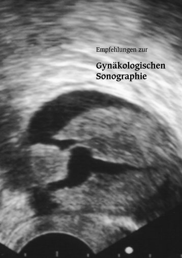 Gynäkologischen Sonographie - Klinik für Geburtshilfe ...
