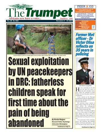 The Trumpet Newspaper Issue 583 (November 2 - 15 2022)
