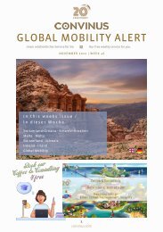 CONVINUS Global Mobility Alert Week 46.2022
