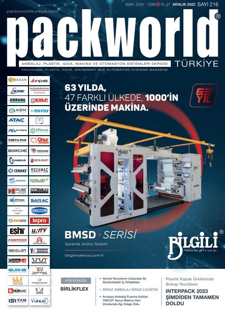 PACKWORLD TÜRKİYE DERGİSİ 216.ARALIK SAYISI