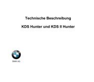 Konfigurationen KDS II Hunter