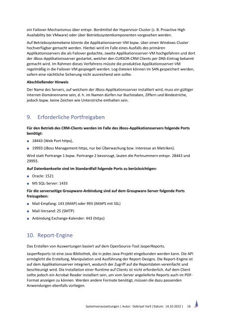 Systemvoraussetzungen Version 2023.1