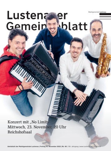 Lustenauer Gemeindeblatt Nr. 46 | Freitag, 18. November 2022