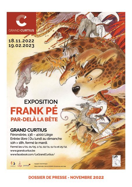 Dossier de Presse - Exposition Frank Pé au Grand Curtius