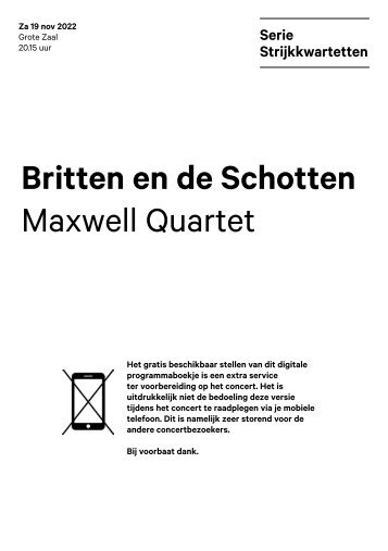 2022 11 19 Britten en de Schotten - Maxwell Quartet