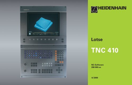 TNC 410 Lotse - heidenhain