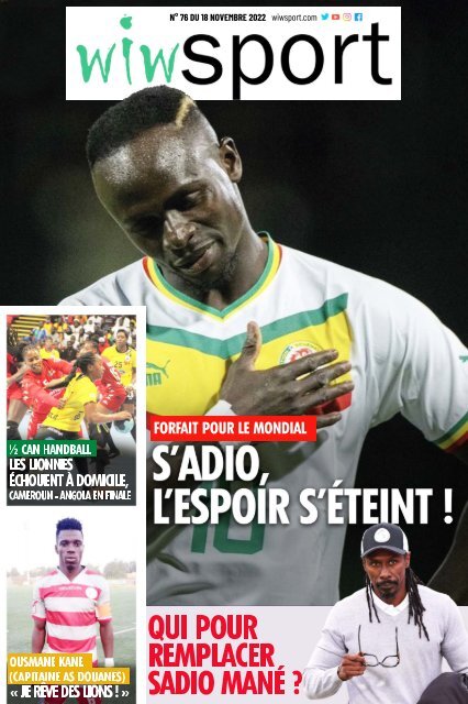 Journal wiwsport n76 - 18 novembre 2022