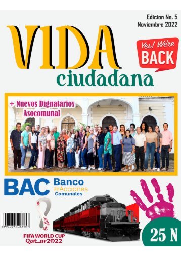 Edición No. 5 Revista Vida Ciudadana - Noviembre 2022