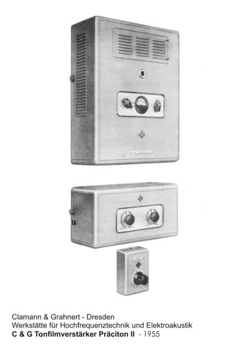 DE-DDR-Clamann-&-Grahnert-1955-C-&-G-Präciton-II