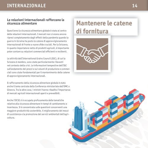 Rapporto agricolo 2022 Sintesi