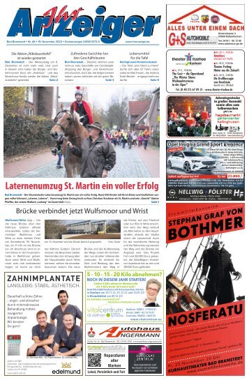 Ihr Anzeiger Bad Bramstedt 46 2022