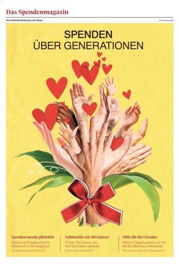 Spendenmagazin 2022 - Spenden über Generationen