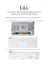 Zyxel Router - Changing Wireless Bands (New)