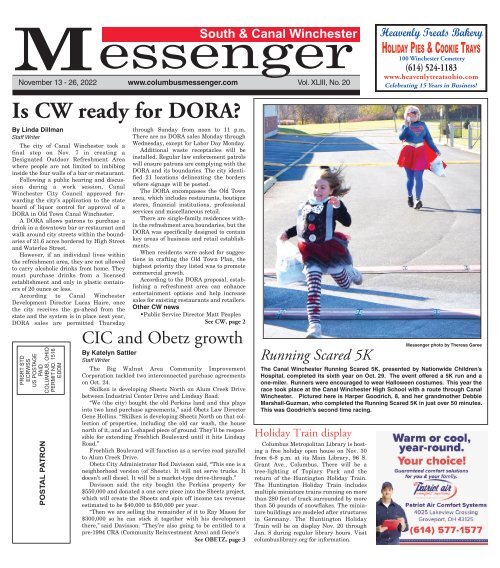 South & Canal Winchester Messenger - November 13th, 2022