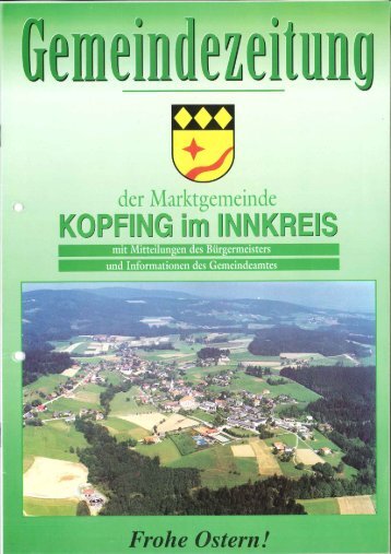 Gemeinderatssitzung vom 15. Jänner 1999 - Kopfing im Innkreis