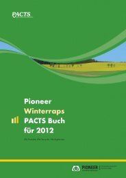 Pioneer Winterraps PACTS Buch für 2012 - DuPont Pioneer Hi-Bred ...