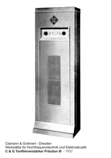 DE-DDR-Clamann-&-Grahnert-1957-C-&-G-Präciton-III