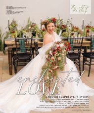 Real Weddings Magazine's Enchanted Love—The Rest of the Story: All Those Pretty Details!