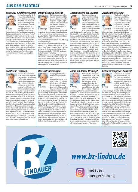 19.11.2022 Lindauer Bürgerzeitung