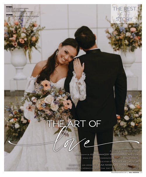Real Weddings Magazine's Art of Love-A Decor Inspiration Shoot: The Rest of the Story—All The Pretty Details