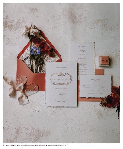 Real Weddings Magazine's Art of Love-A Decor Inspiration Shoot: The Rest of the Story—All The Pretty Details