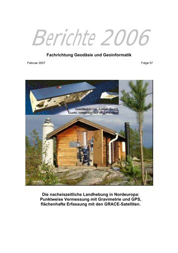 Berichtsheft 2006 - Förderergesellschaft der Geodäsie und ...