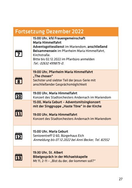 Advent/Weihnachten 2022