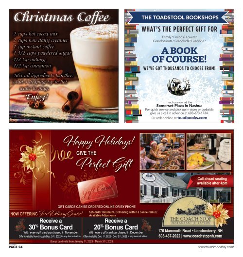 Spectrum Monthly Holiday Shopper Special Edition 2022